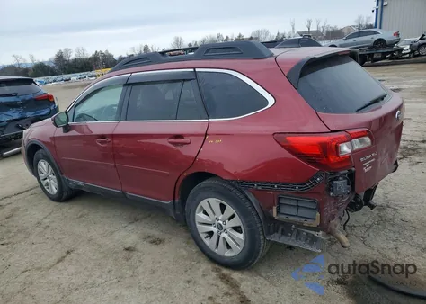 2018 Subaru Outback 2.5I Premium z USA, uszkodzony, nr VIN 4S4BSAFC1J3216736